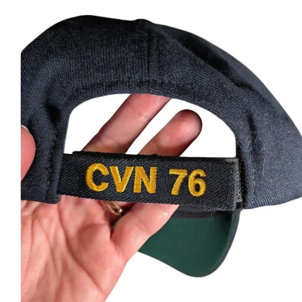 USS Ronald Reagan CVN-76 The Corps Made in USA Navy Hat Aircraft Carrier Cap